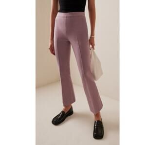 High Sport Women's Pink High Sport Exclusive Kick Cropped Flared Pants Size L